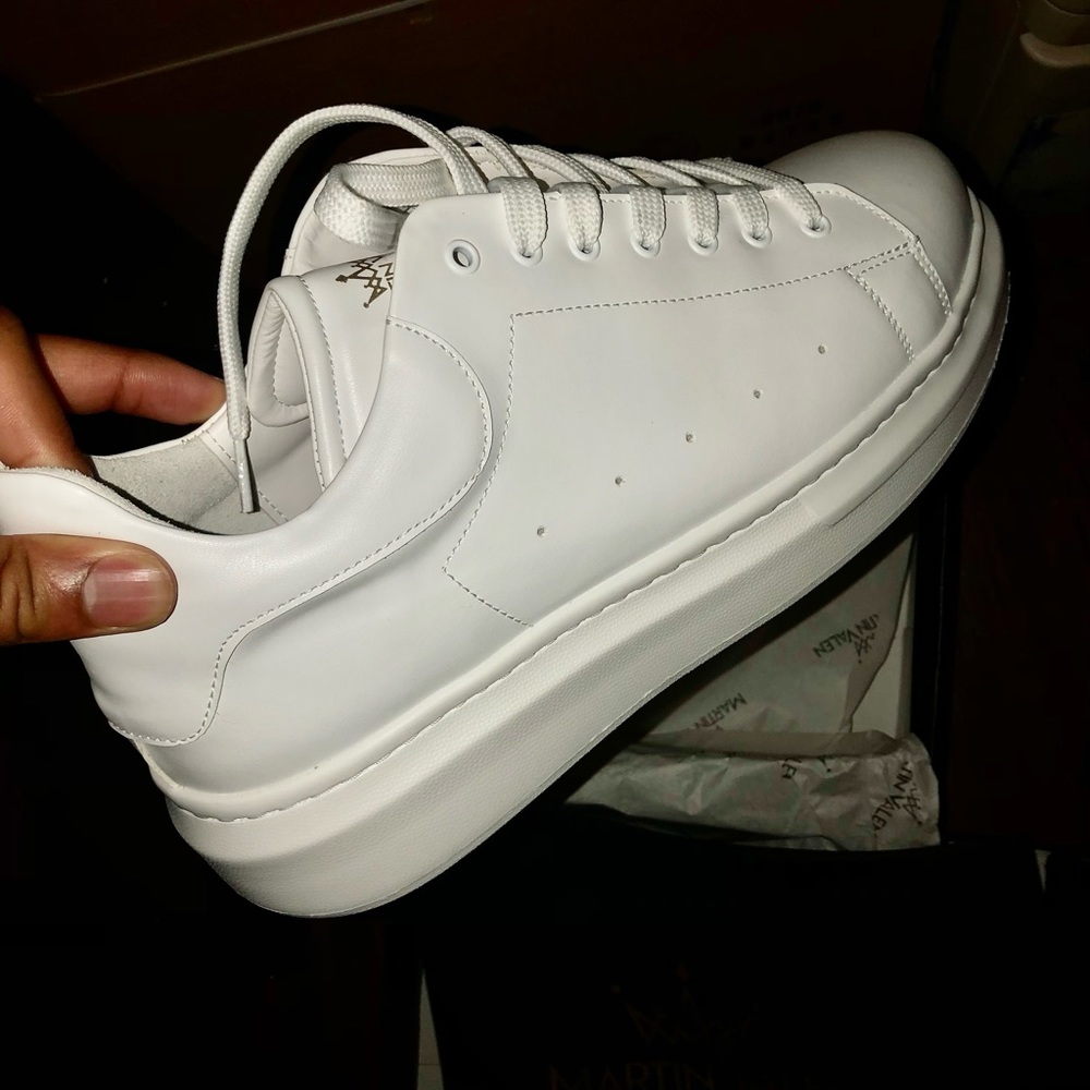 White Designer shoes sz 12
